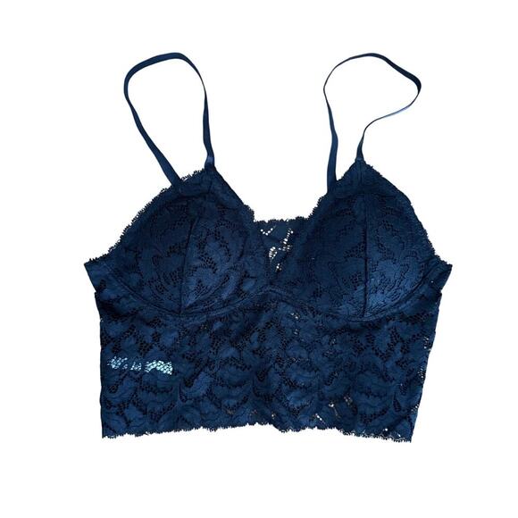 Anemone Lace Longline Bralette Bra Women's Small/Medium - Picture 1 of 3